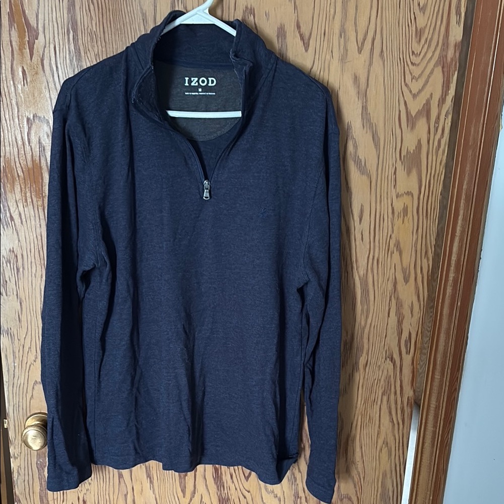 Izod Dark Blue Half-Zip Pullover - Men’s Medium